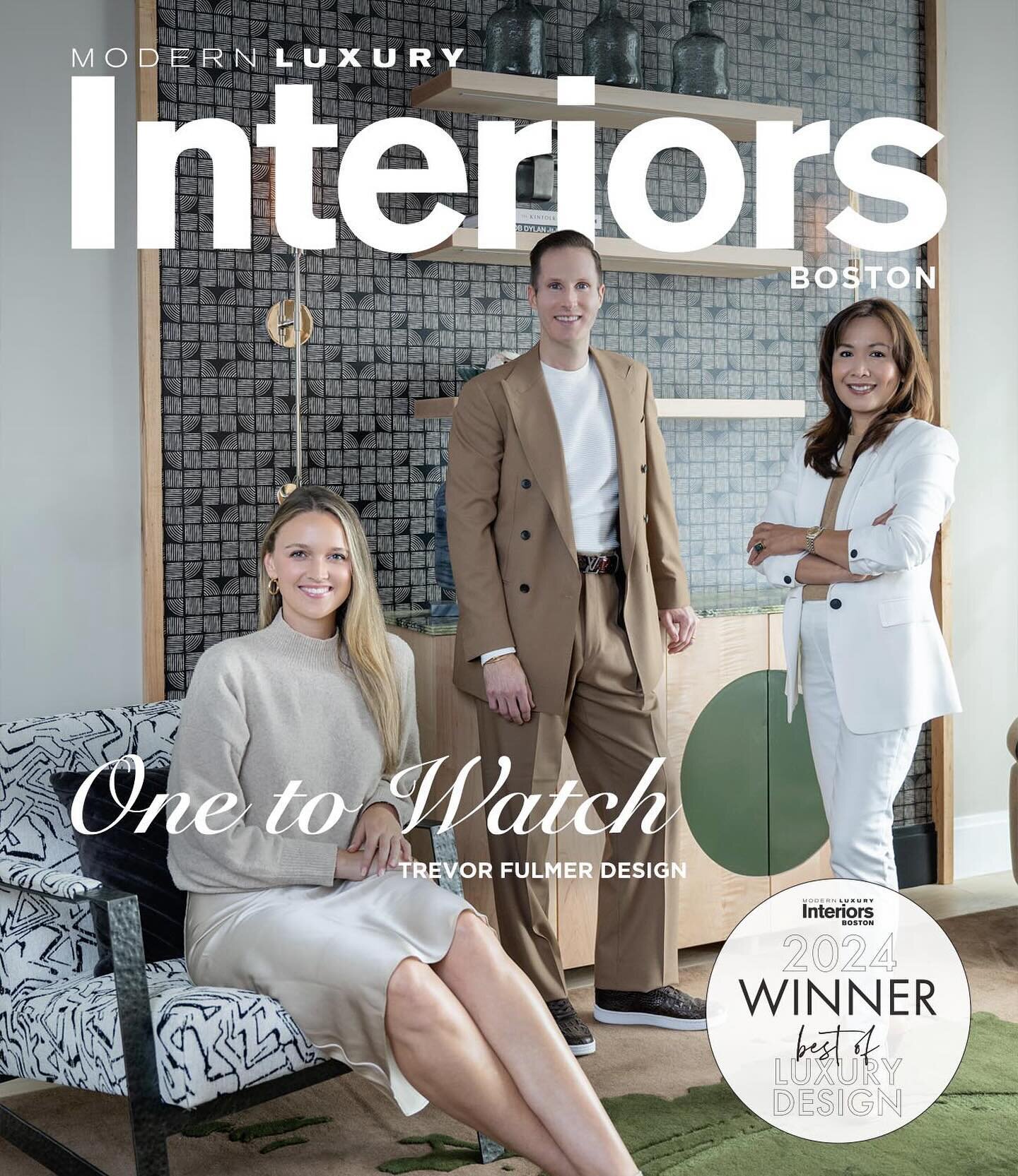 ONE TO WATCH 👁️ 👁️ We&rsquo;re still on ☁️ 9️⃣! Thanks to @mlinteriorsbos @abielagus and @tessmwoods for including us in your One to Watch category. 🙏 

#interiordesign 
#bostoninteriordesign 
#bostondesign 
#interiordesignstudio 
#designgoals 
#d