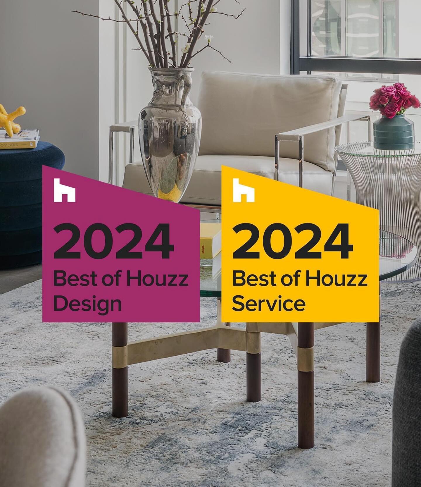 OOPS we did it again. Thanks @houzz for awarding us the Best of Houzz Design and Service for the 3rd year in a row! We&rsquo;re so proud of our hard work, our detailed service and our trusting clients. 🫶🏼

#houzz 
#interior 
#designgoals 
#designer