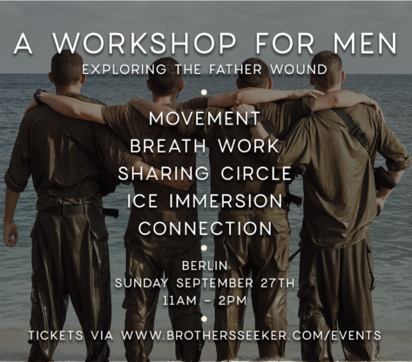 A Workshop for Men -   Sunday, September 27, 2020 - 11:00 AM 2:00 PM