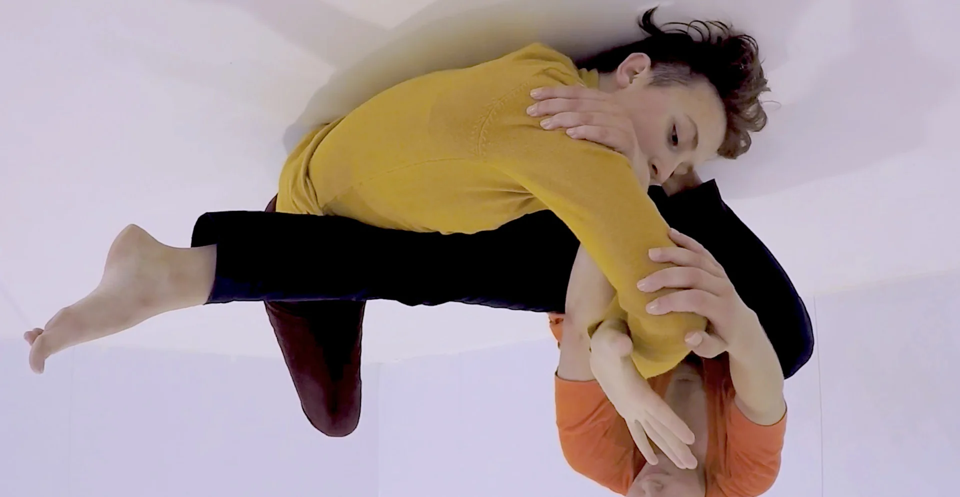 LANDSCAPE WITHOUT HORIZON 2017 | USA | 5’20’’ Director / Choreographer: Jordan Fuchs, Yeajean Choi Landscape Without Horizon is a 5-minute video dance of engaging gravitational incongruities. Featuring two dancers exploring weight sharing, balance and multiple support surfaces in a white space.