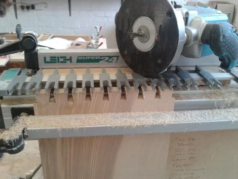 Machine cut dovetails