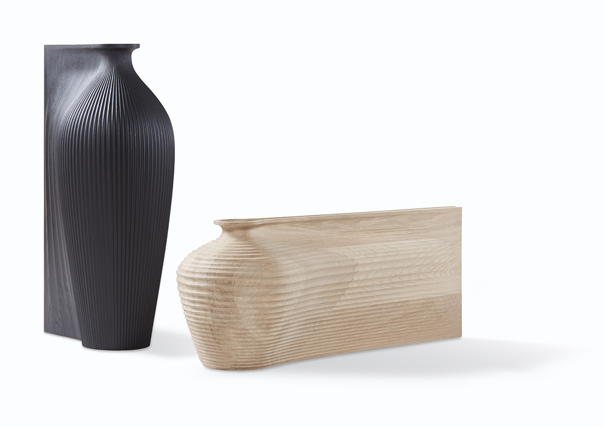 Ves-el by Gareth Neal for Zaha Hadid; created almost entirely through CNC manufacture