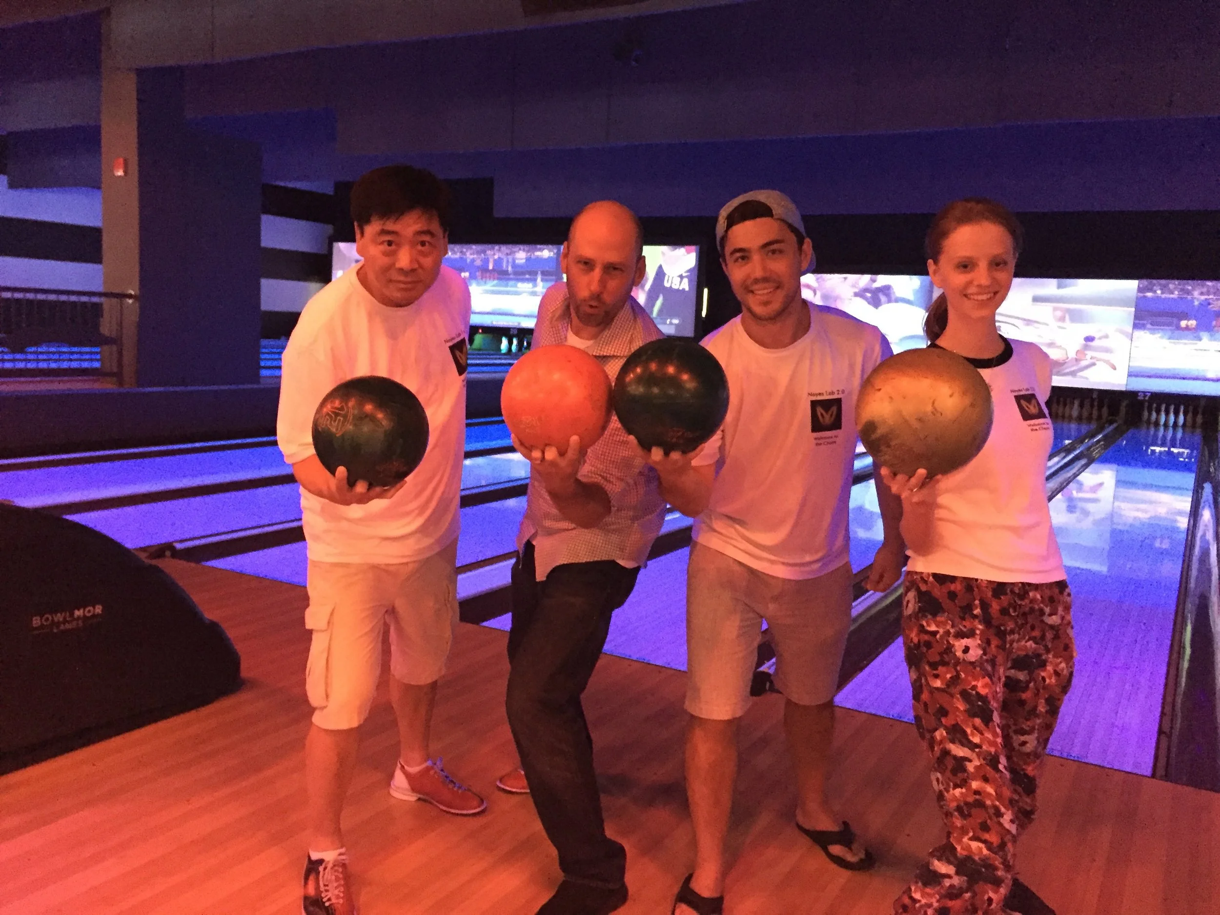 The lab that bowls together never strikes out...