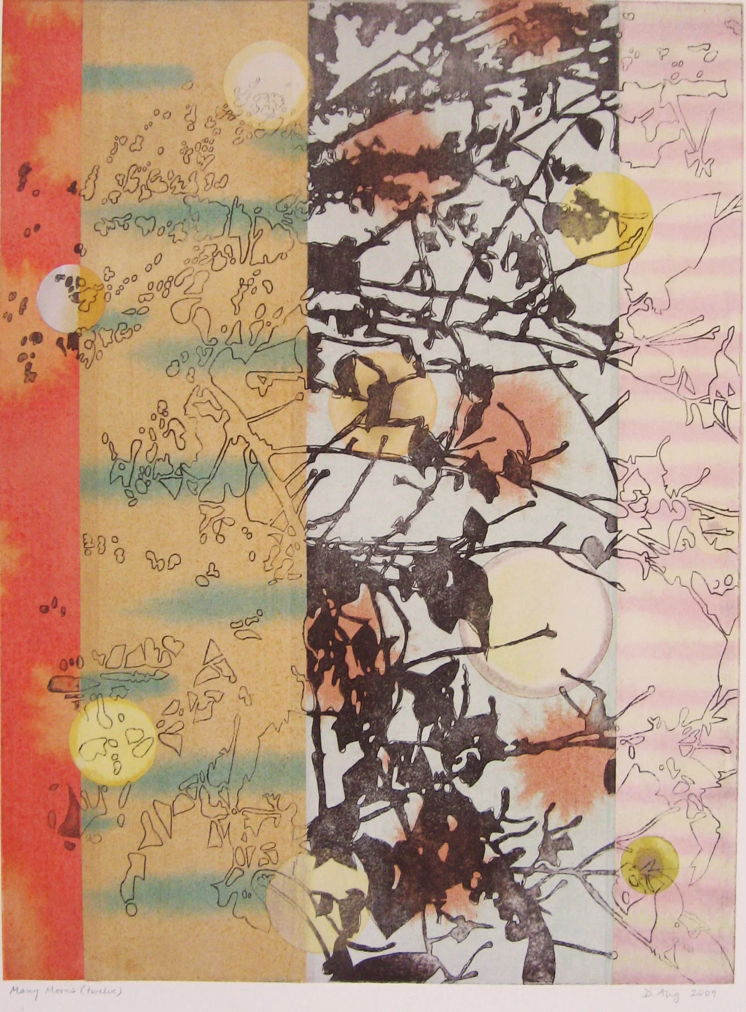 Many Moons (twelve) SOLD