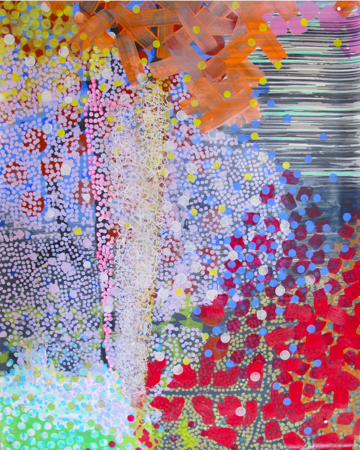 Gil's Border , 2016 SOLD 25 x 32 inches