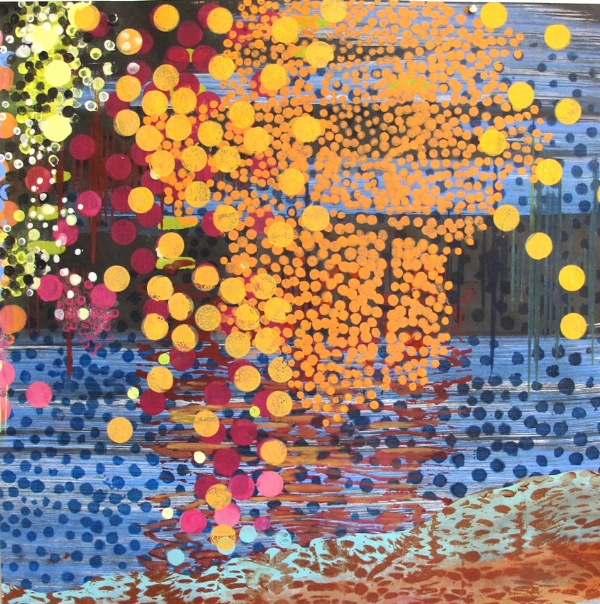 Bend in the River , 2016 SOLD 12 x 13 inches