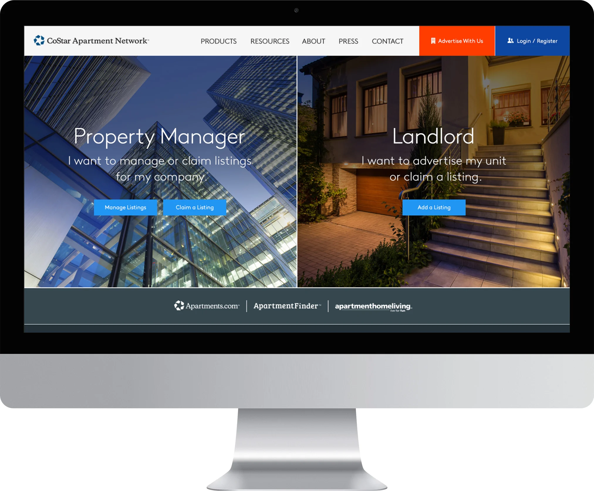 CoStar Apartment Network Site