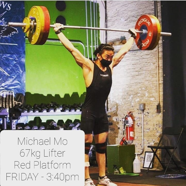 Final Schedule is up for the 2021 National Championship!  We will include a link to watch in our bio on Friday. 

@squatlog, 3:40pm 
Friday - Red Platform

@_thelastbarbender, 8:00am
Sunday - Blue Platform

@usa_weightlifting @nyc_weightlifting #keep