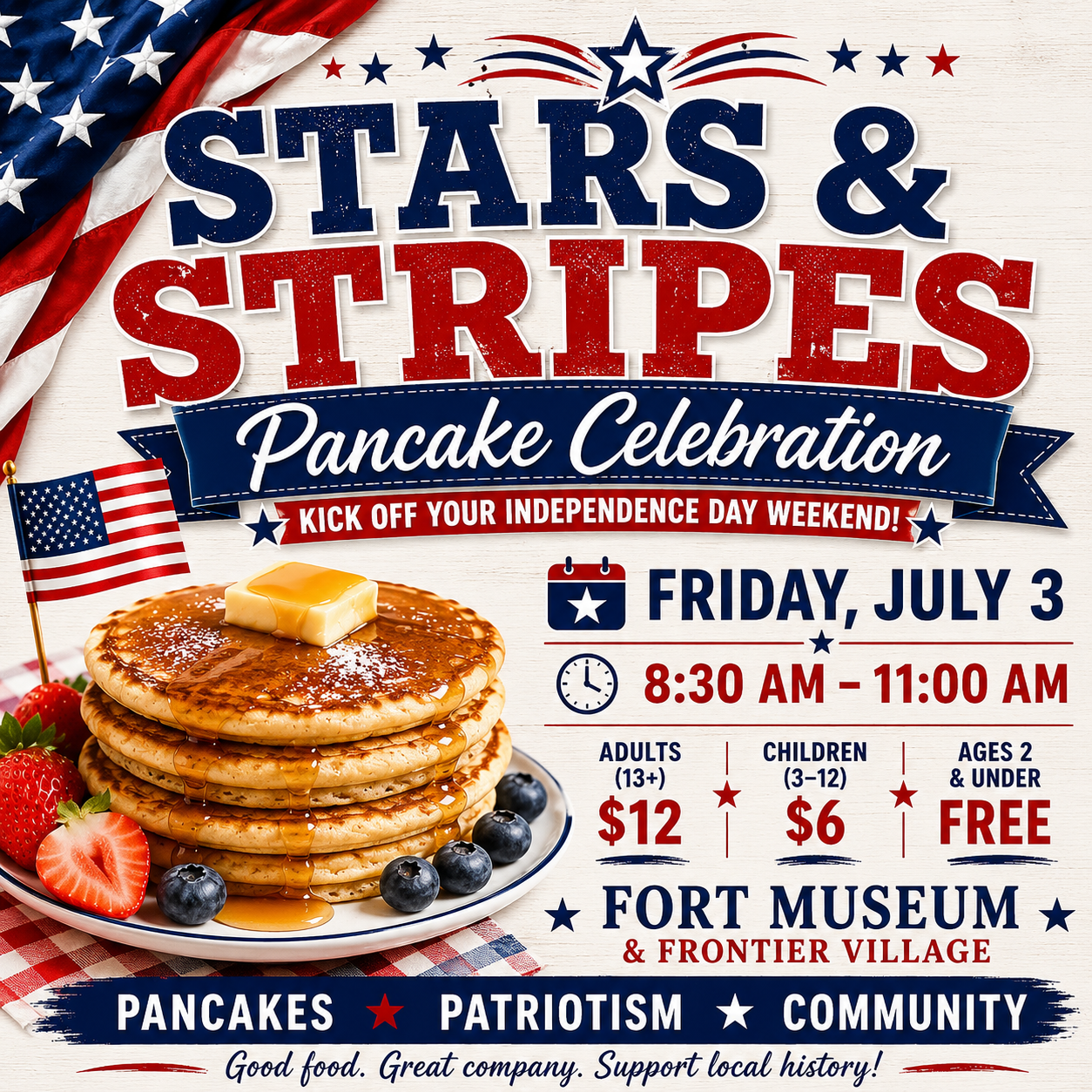 Stars & Stripes Pancake Celebration