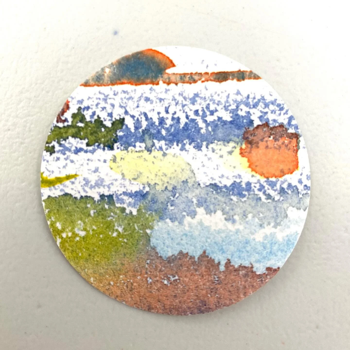 Playing with water colours.
.
Art has taken a big backseat for me this year as I just haven&rsquo;t had the energy to create. A cancer diagnosis in February this year and months of treatment, lots of things have had to be let go, including art. Anywa