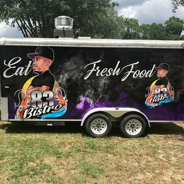 Here&rsquo;s another beautiful food trailer hitting the Lowcountry. We love transforming plain vehicles into mobile billboards that work 24/7 365 for our clients. Are you ready to get your business on the road? Then please give Lowcountry Wraps a cal