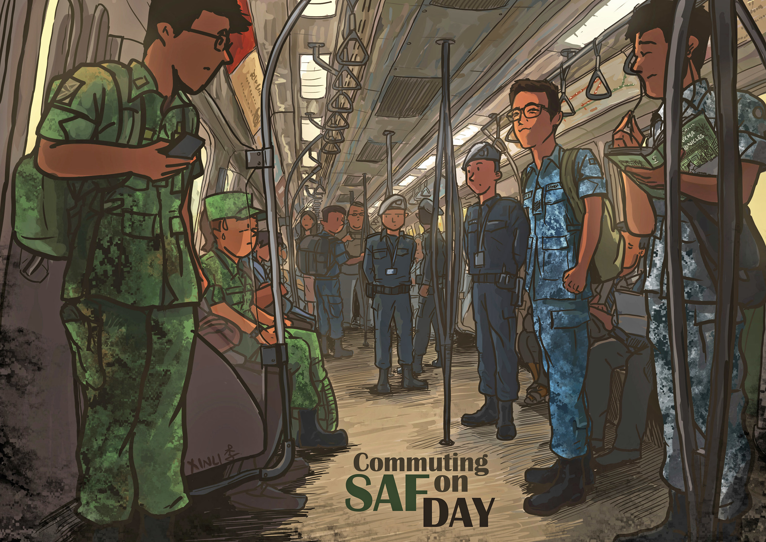 Commuting on SAF Day