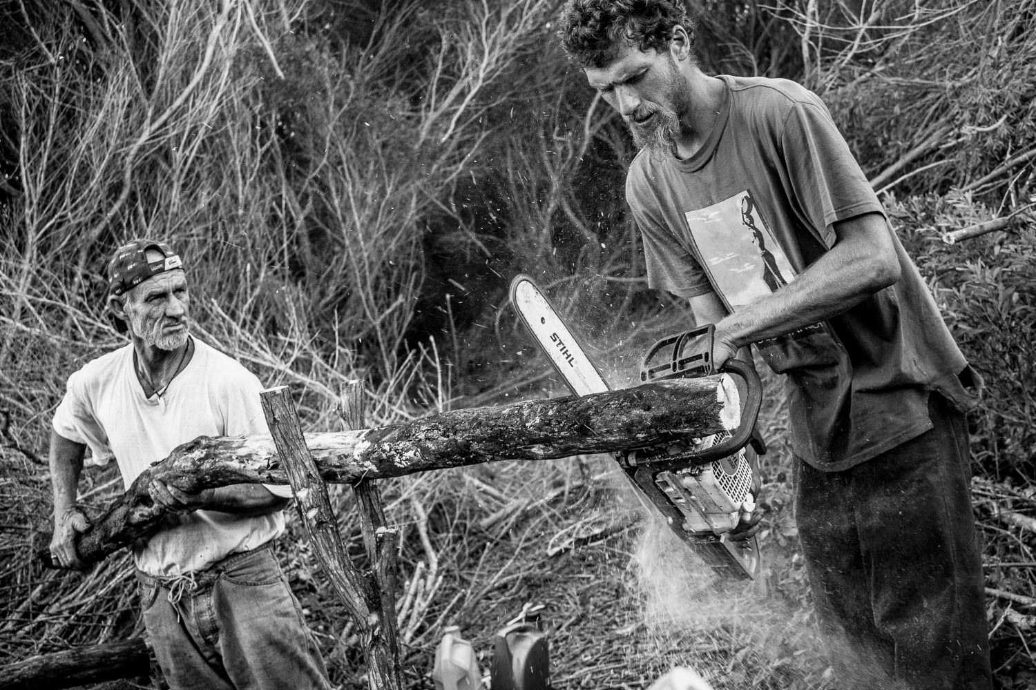 Danie’s big dream in life was to become a nature conservationist. As our friendship has developed I have realised that part of that dream has come true because he is currently doing the environment a huge favour by removing the rooikrans trees. Thes