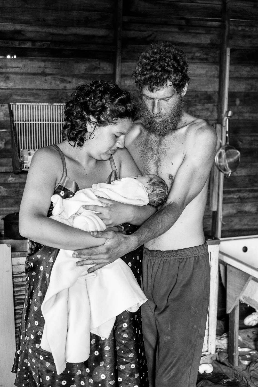 Sadly, after the birth of their baby girl (Mianca), she was taken from Danie and Louise by social services. The grandmother wouldn't allow the child to be raised during the early stages of the babies life in the environment they currently live in. B