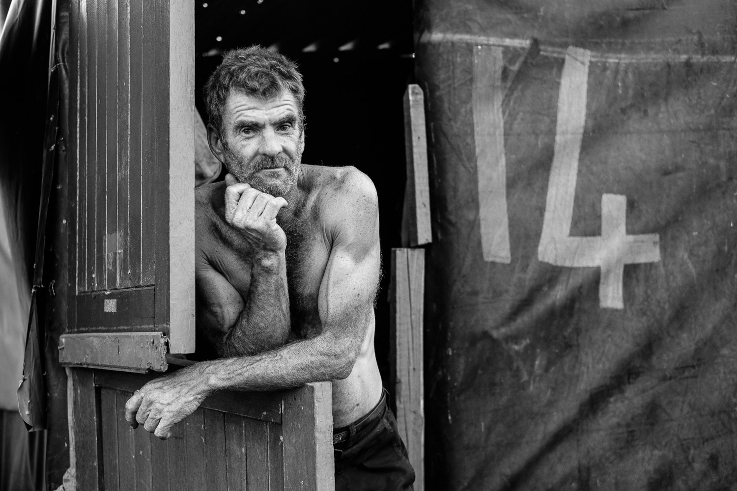 Gerald was brought up in an orphanage in Kimberley. After completing school; He has worked as a boilermaker, block man and furniture maker and has spent the majority of his life backpacking and looking for work. Gerald has been jailed on numerous oc