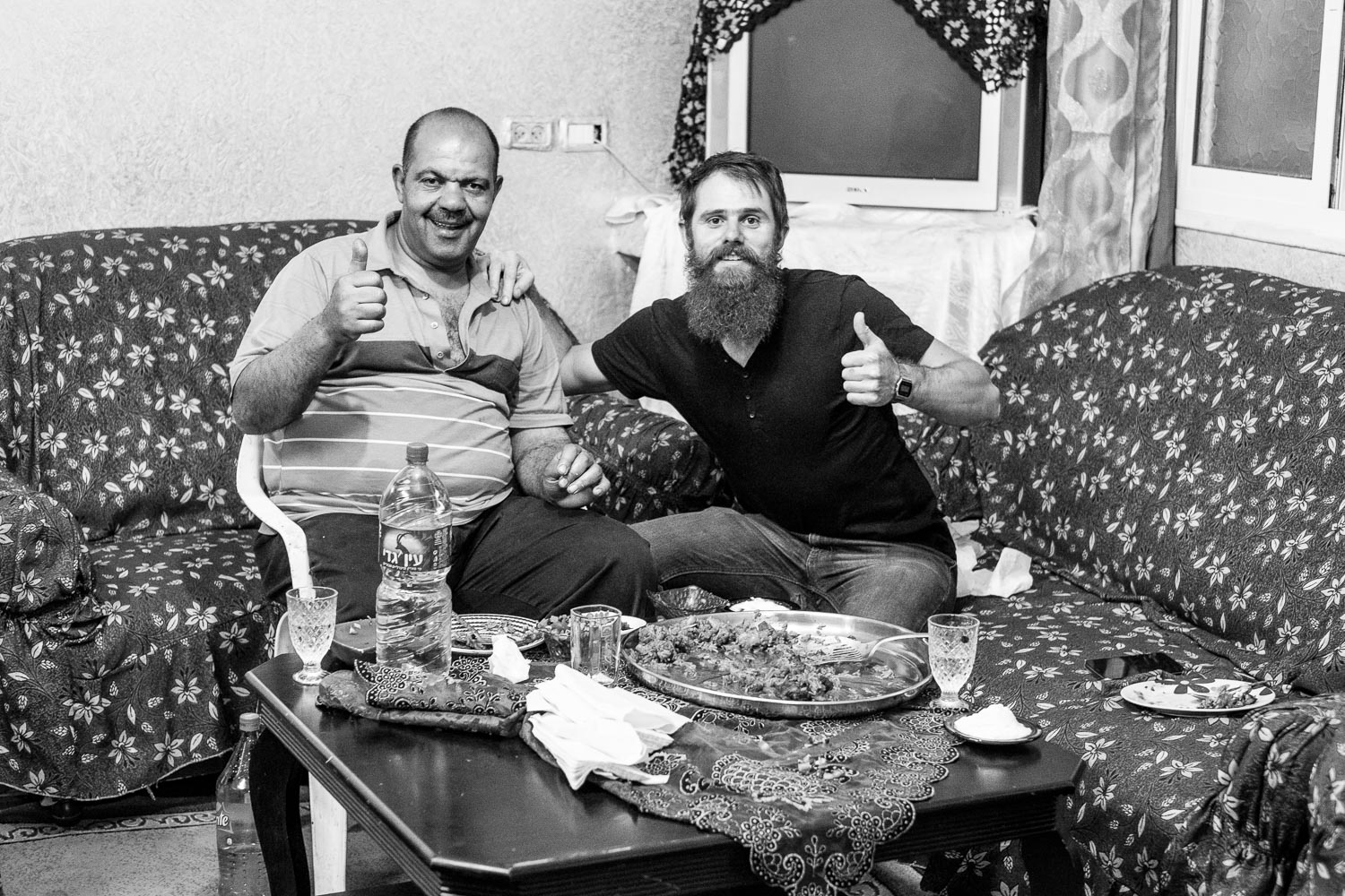 I had the priveladge the one evening to be invited to join Sammie at his home for a wonderful local palestinian meal. 