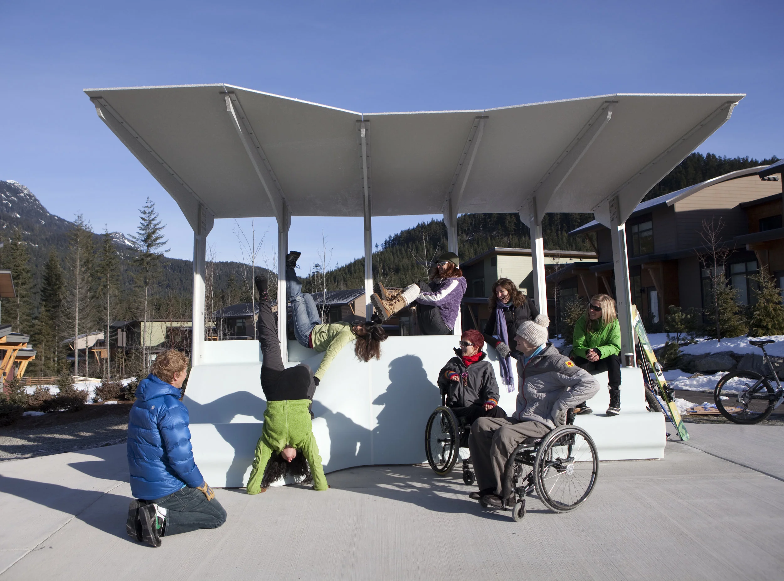 2010 Winter Olympics Bus Shelter