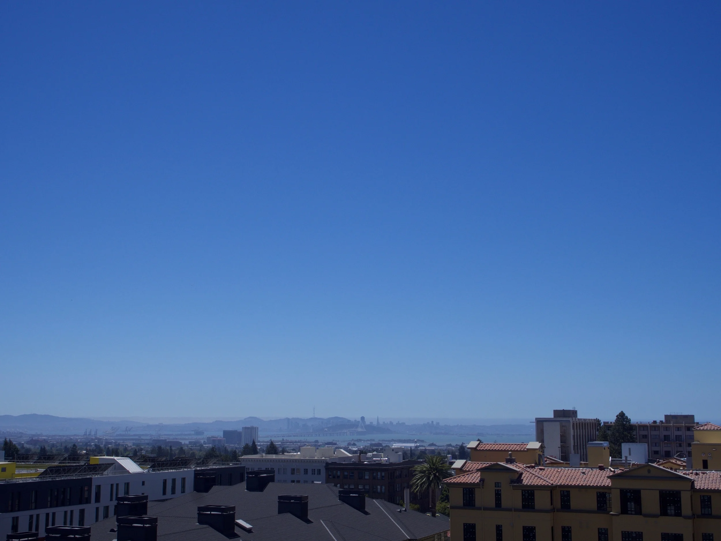 Breathtaking view from the Hotel Durant in Berkeley