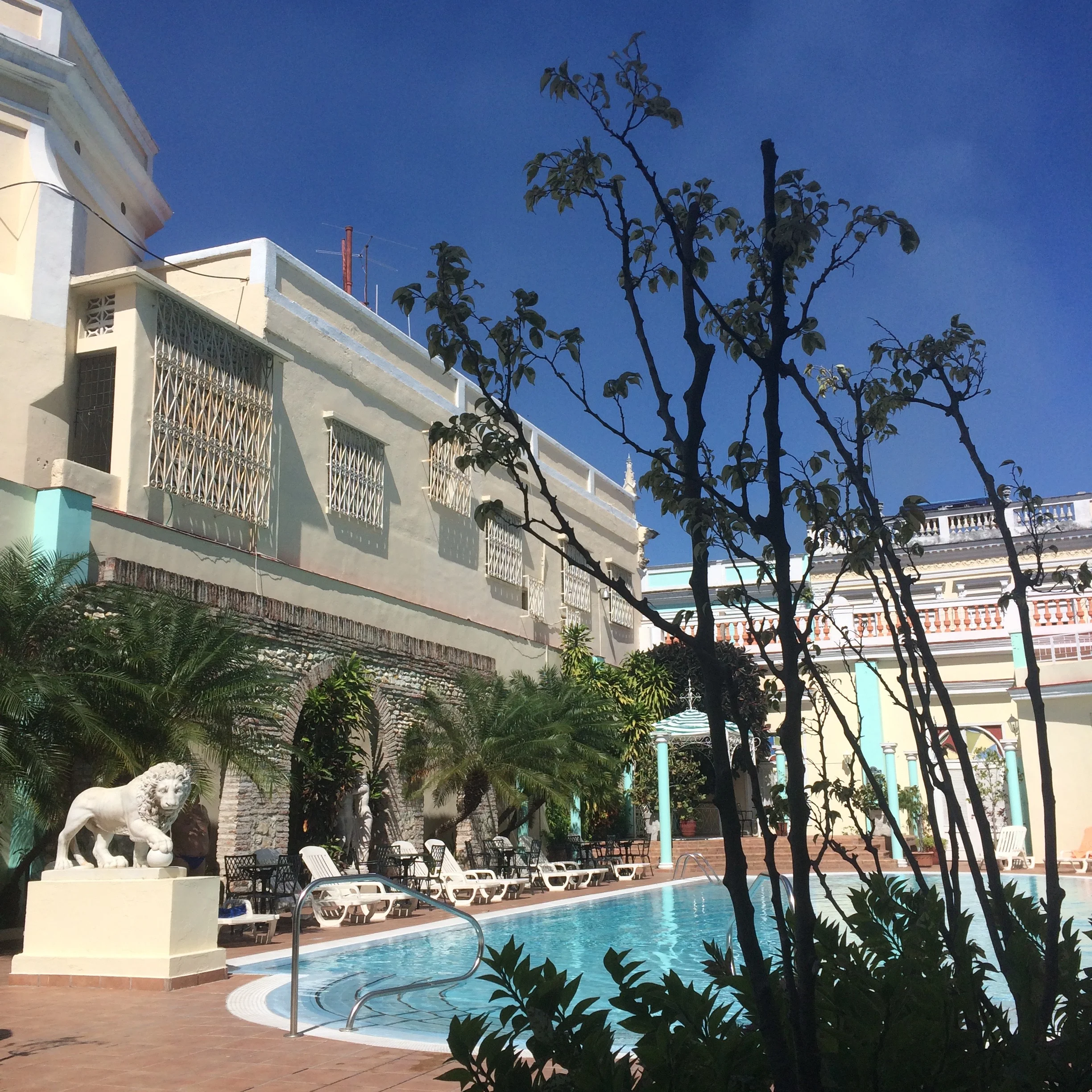 Coffee view at Hotel La Unión