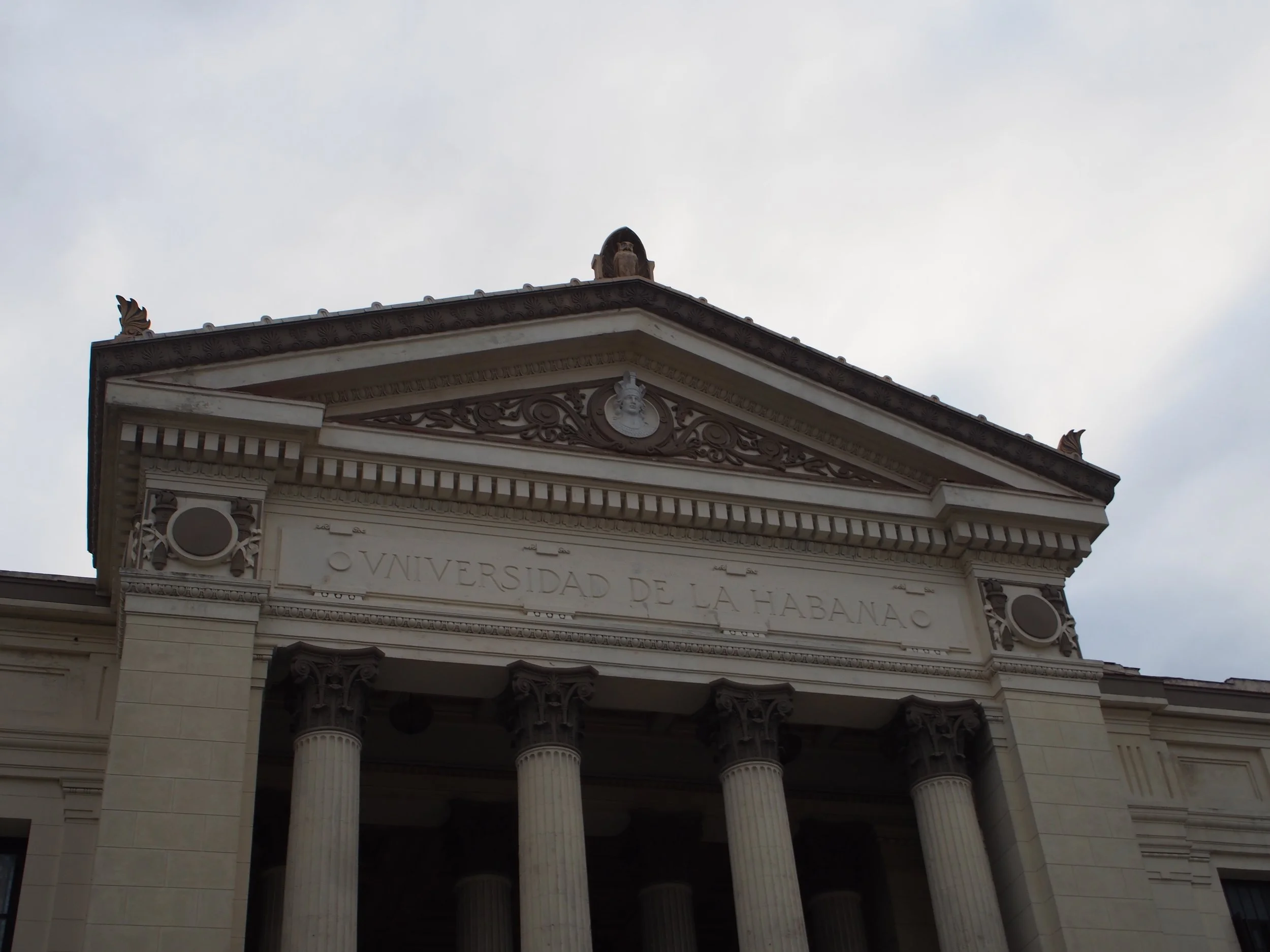 Entrance to the University of Havana