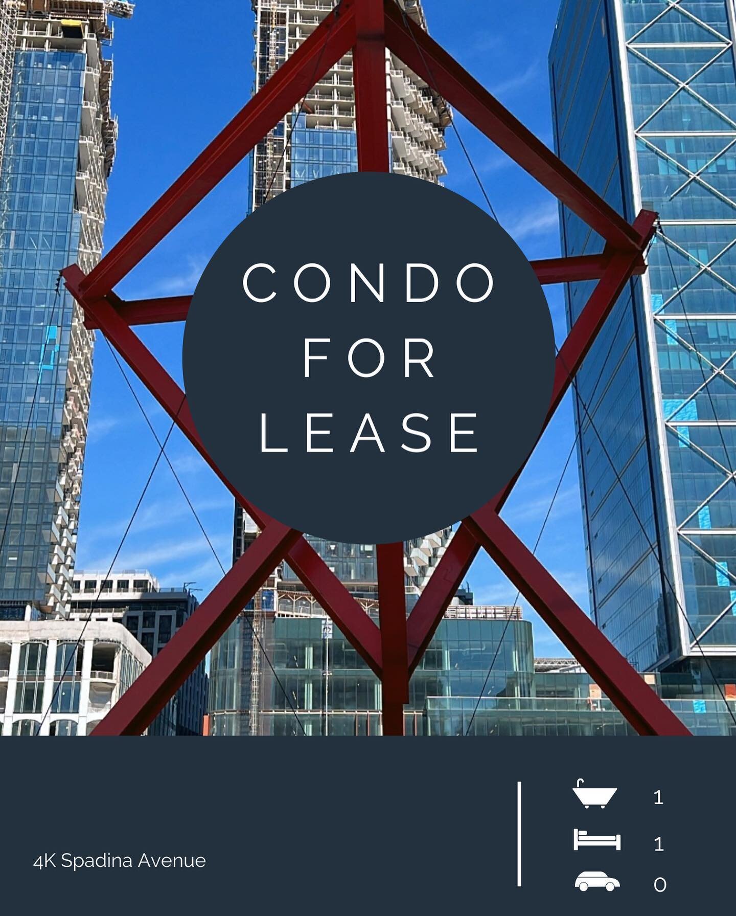 .
Just LISTED - 1 BDRM Condo at 4K Spadina in #GTA #Toronto
Make your move! Fresh & functional 1 bed condo at Neo. 550 Sq Ft + 100 Sq Ft Balcony. East facing city, wall to wall, full width, floor to ceiling windows offer plenty of light. ☀️
St