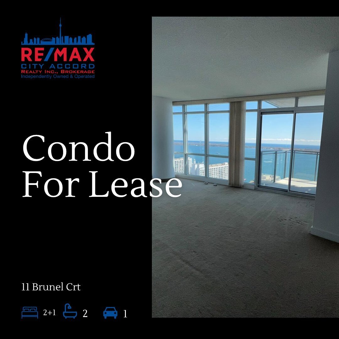.
Just LEASED - 2+1  BDRM Condo at 11 Brunel Crt. in #GTA #Toronto

Fabulous 2 Bed + Den + 2 Bath Ensuite. Freshly painted walls, locker space, and is bright and spacious. ☀️

Property features 24 hour concierge service, walking distance to the TTC, 