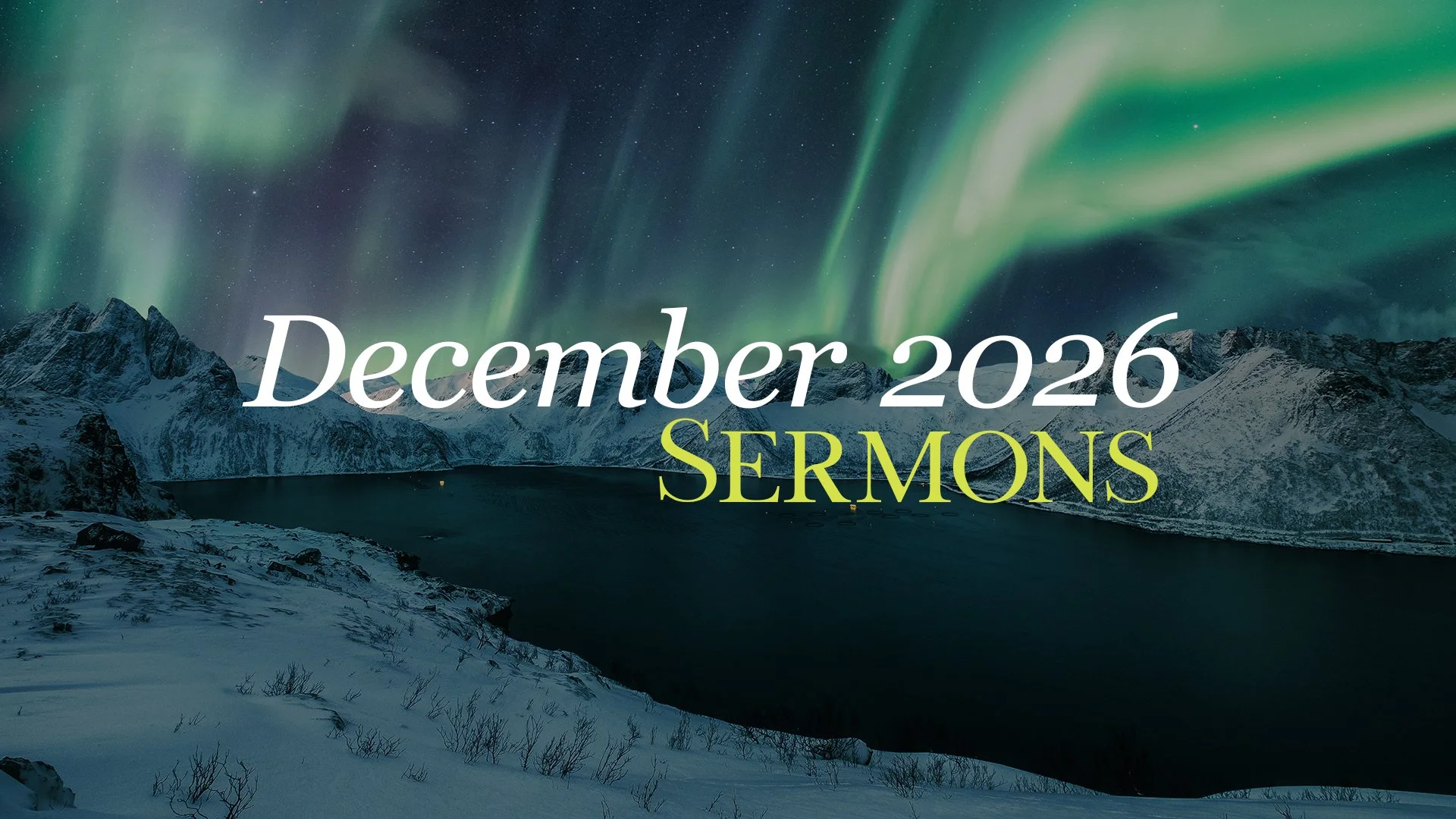12-7-2025 | He Will Baptize you with the Holy Spirit