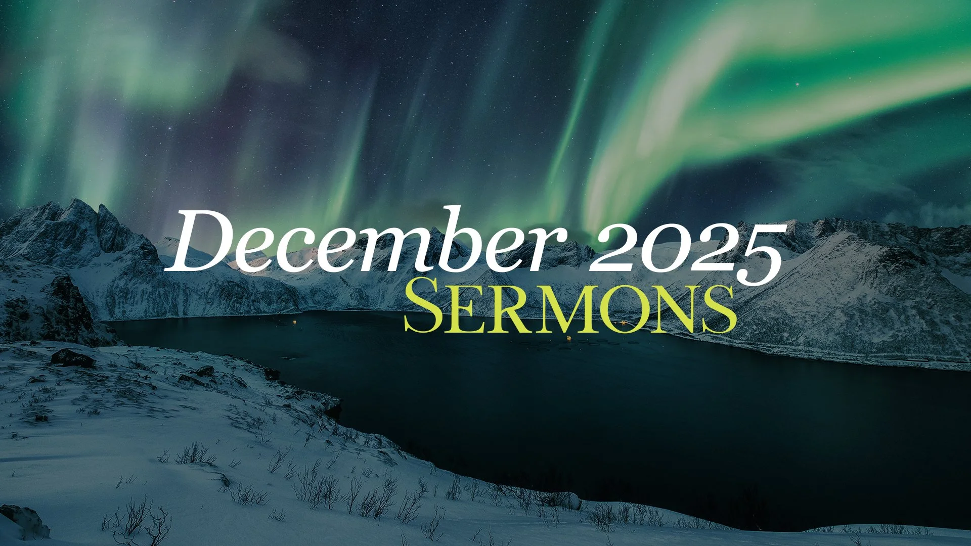 12-7-2025 | He Will Baptize you with the Holy Spirit