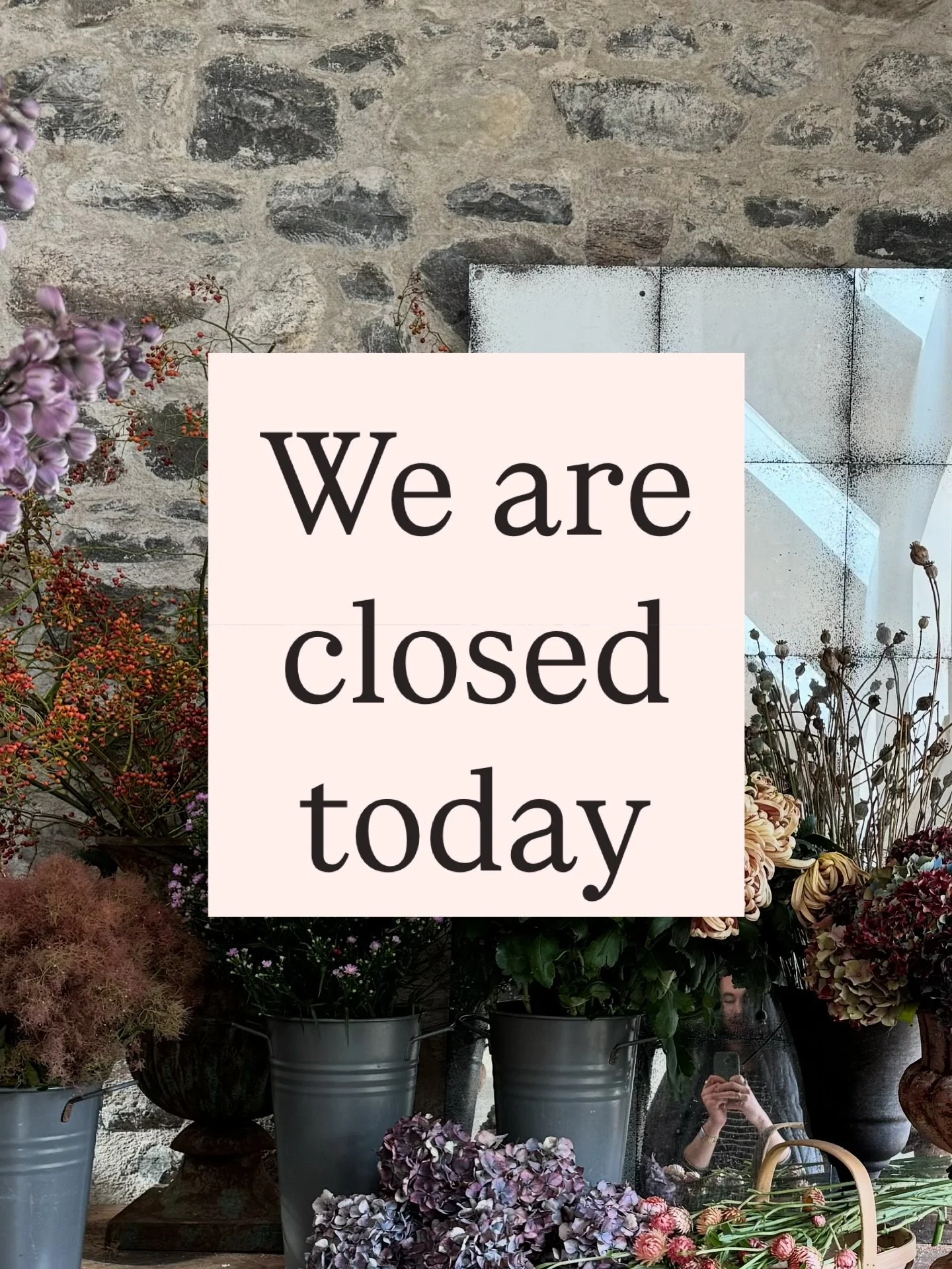 Closed today…