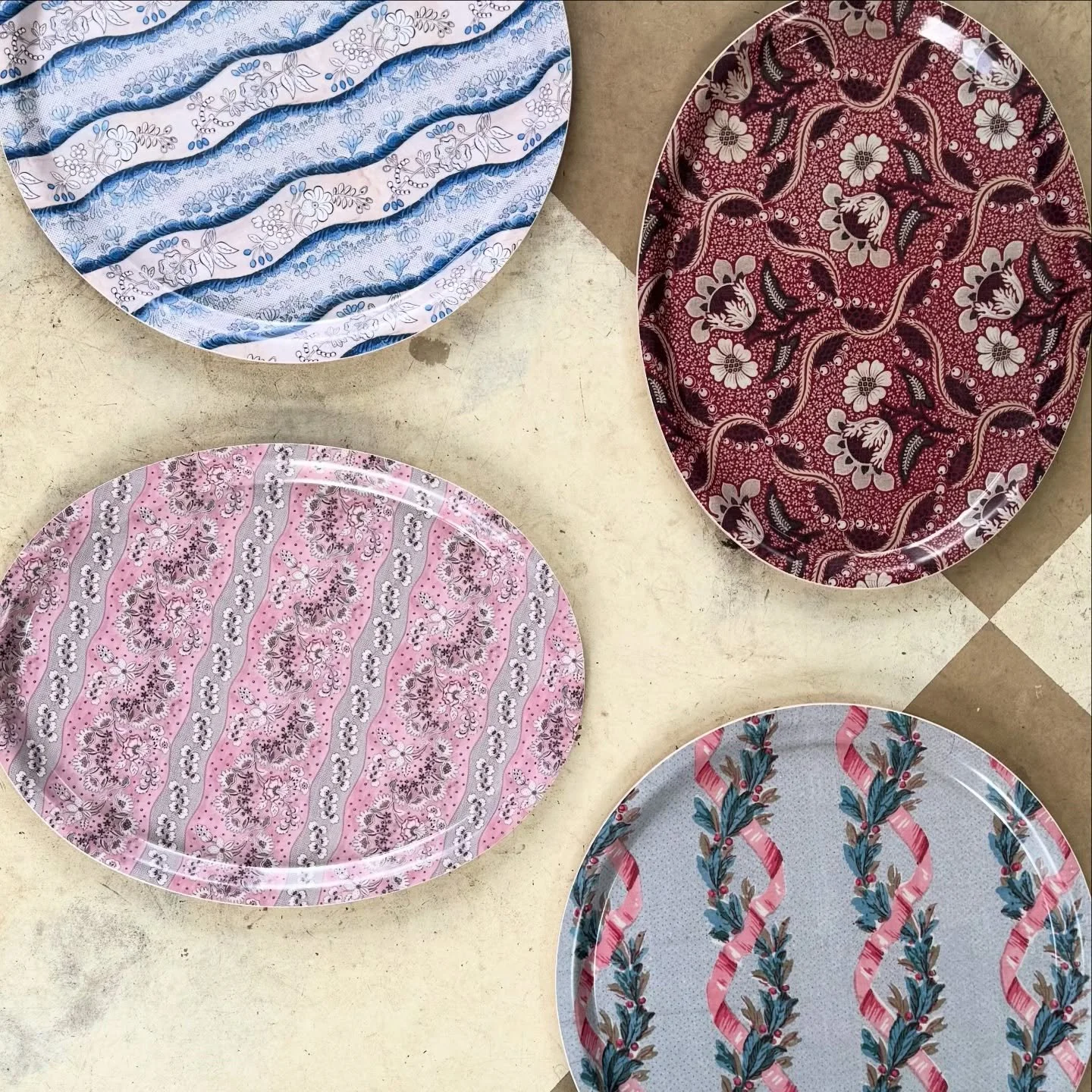 Delicious designs // we are proud stockists of HOST and think these gorgeous trays a perfect for taking tea in the garden as spring arrives