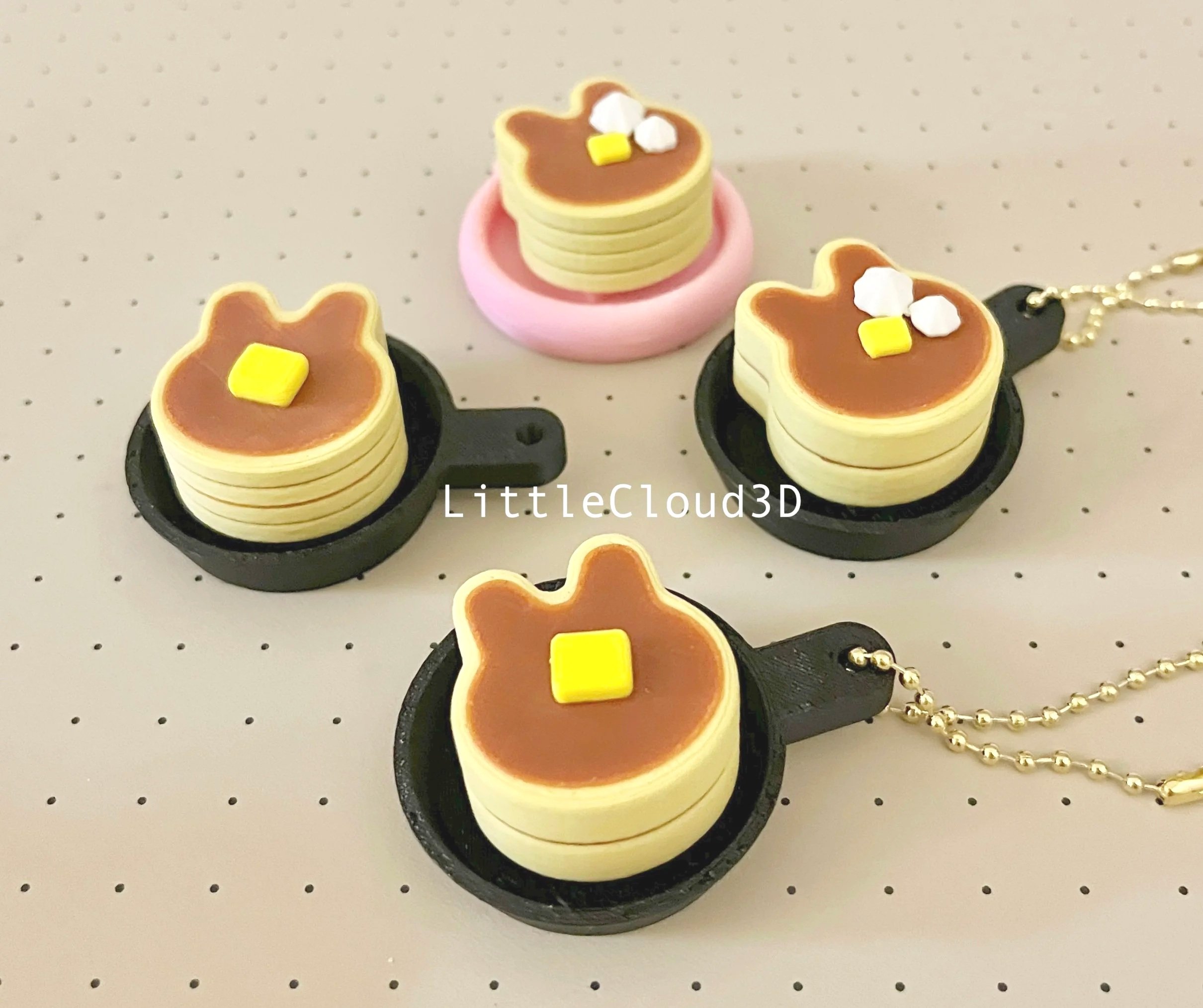 Bunny Pancake Clickers Commercial License by LittleCloud3D