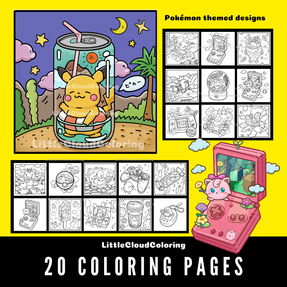 Pokémon Coloring Book Vol 1