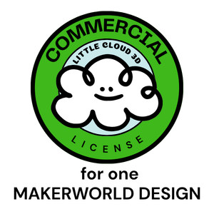 Commercial License for 1 Makerworld model