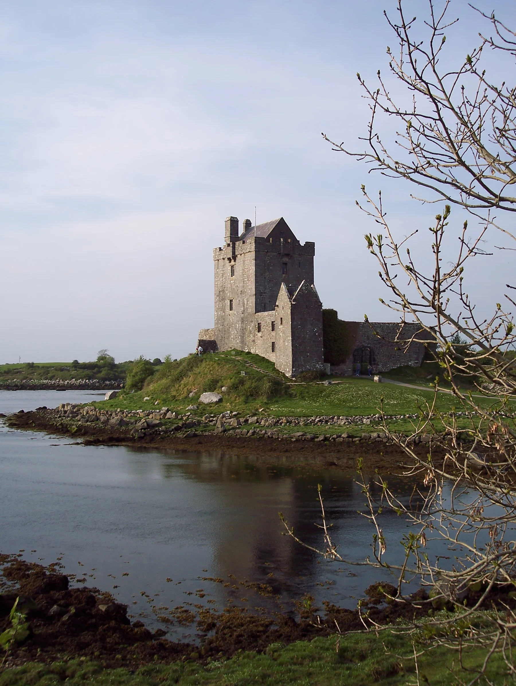Dunguaire Castle in Kinvara Bay Ireland.jpg