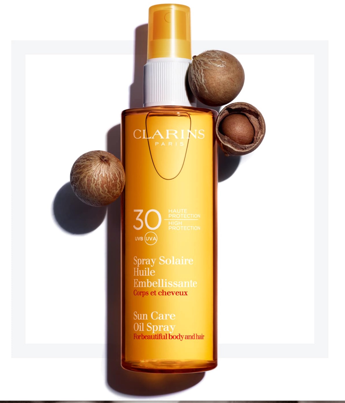 CLARINS Sun Care Radiant Oil Spray High Protection UVB/UVA 30