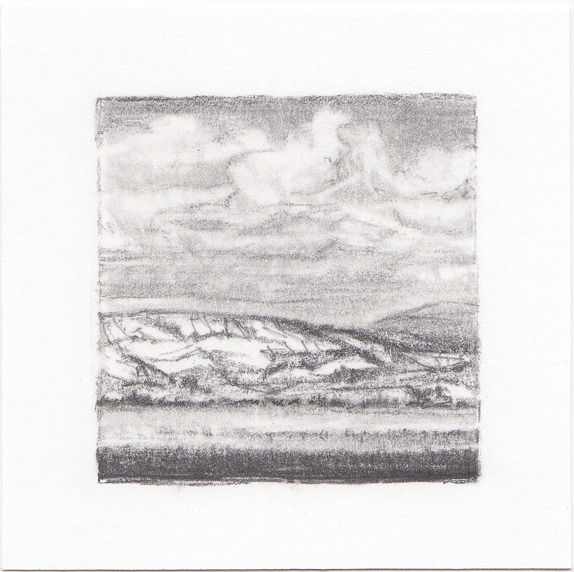 #25 Uinta Mountains, Utah | 3x3 | graphite
