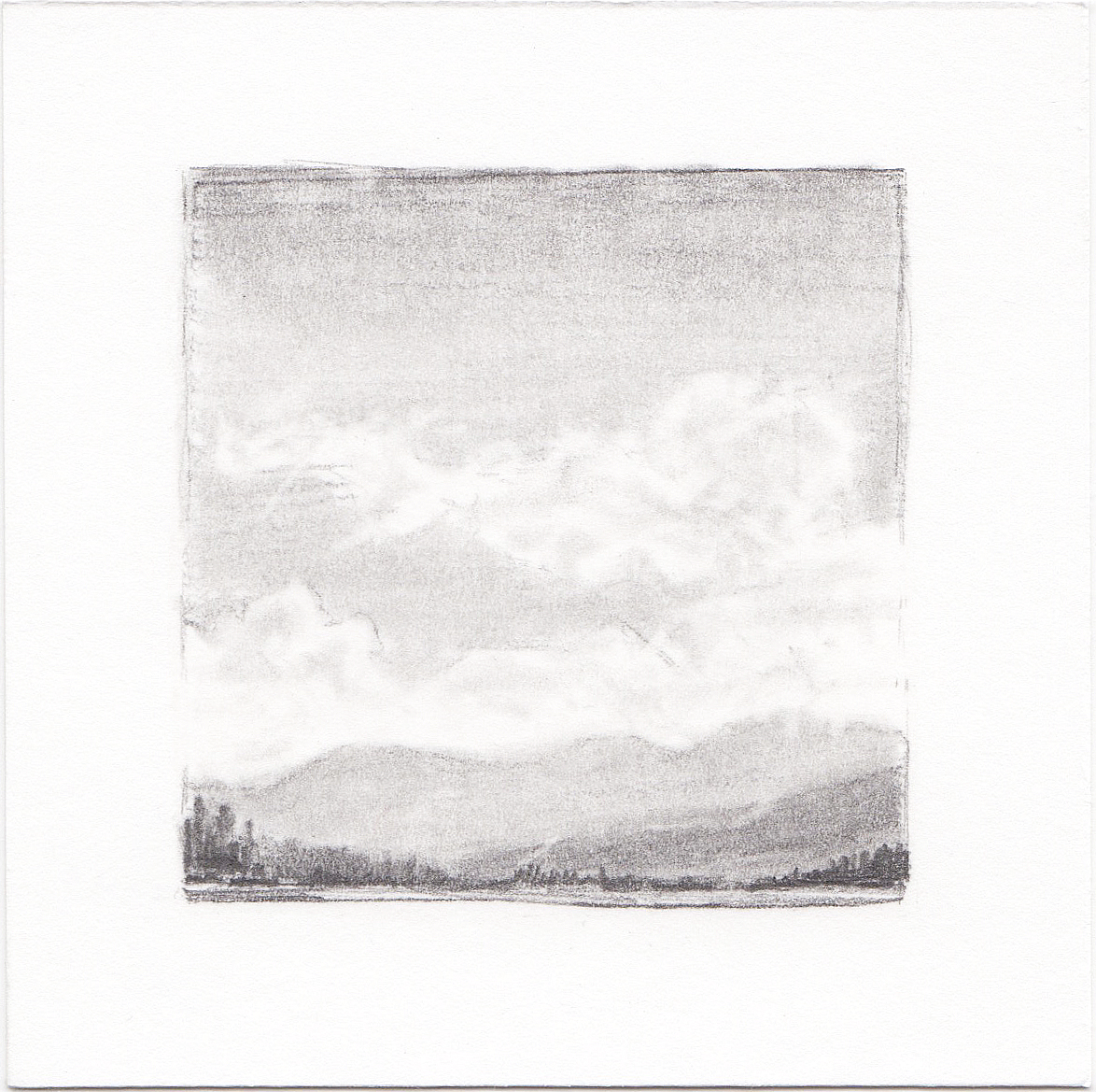 #28 Turquoise Lake, Colorado | 3x3 | graphite