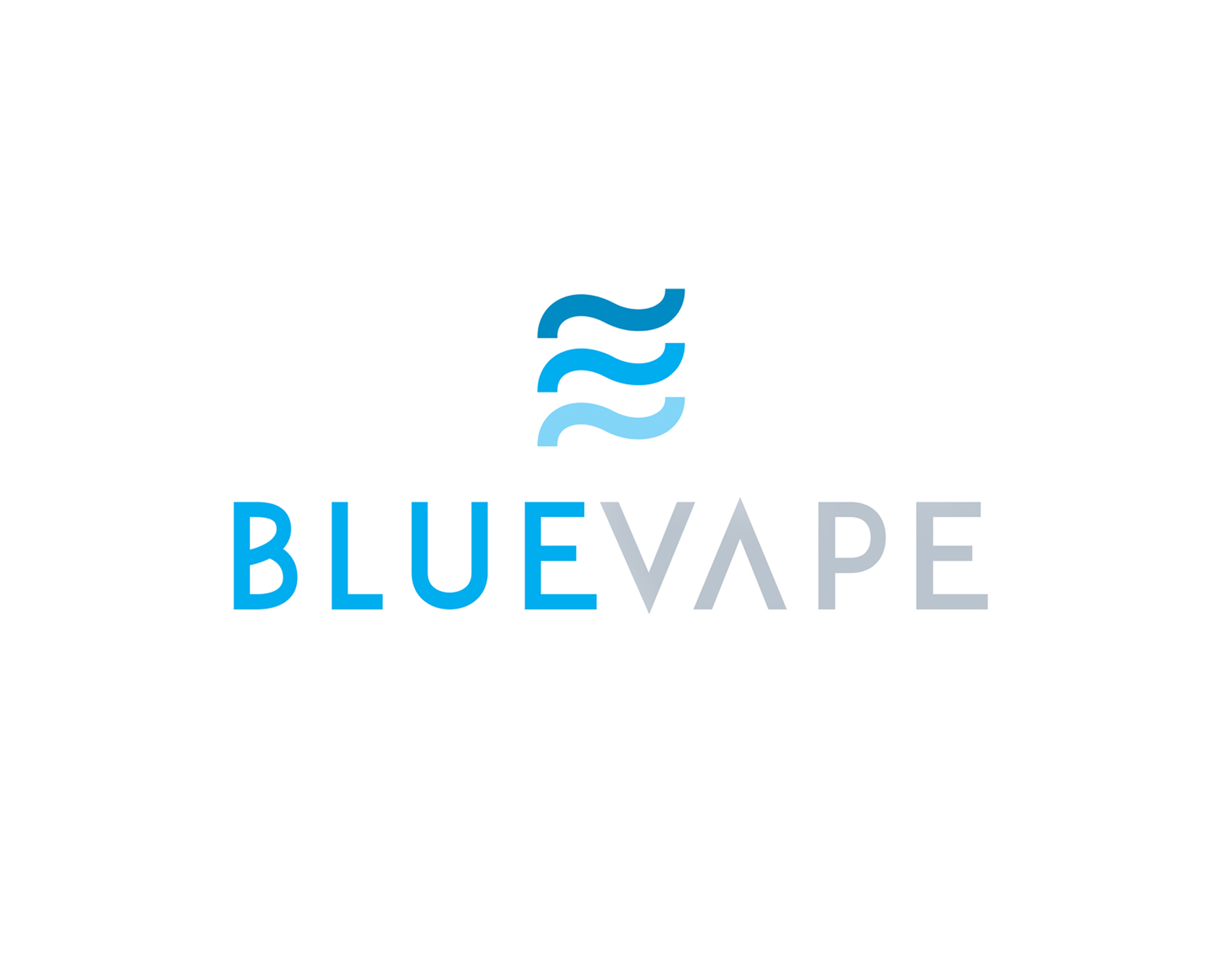 Blue Vape Smoke Shop This Florida smoke shop wanted a logo that reflected both its location and its laid-back personality. The outcome was three modern waves.