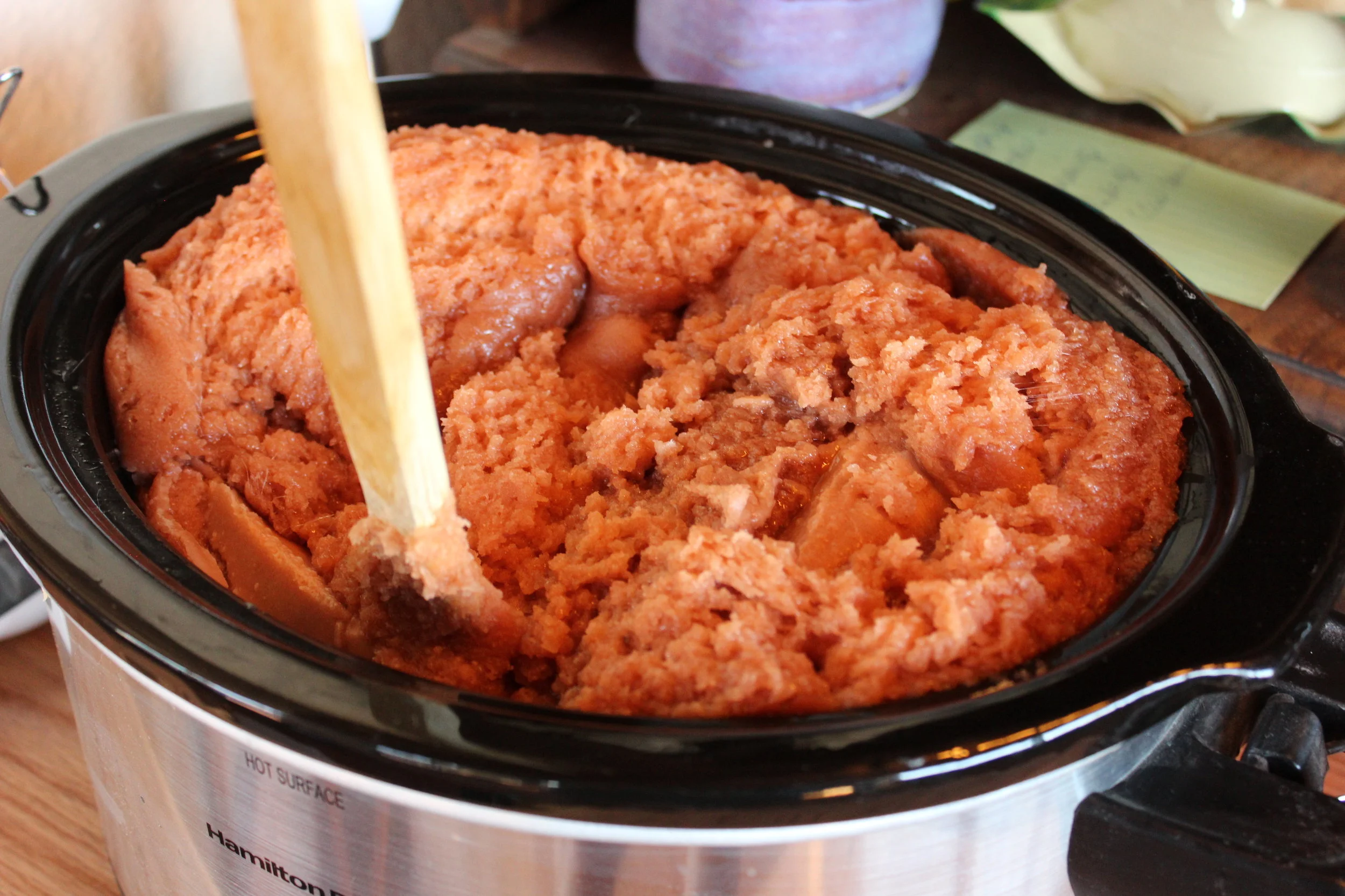 The "mashed potato" phase...not done yet!