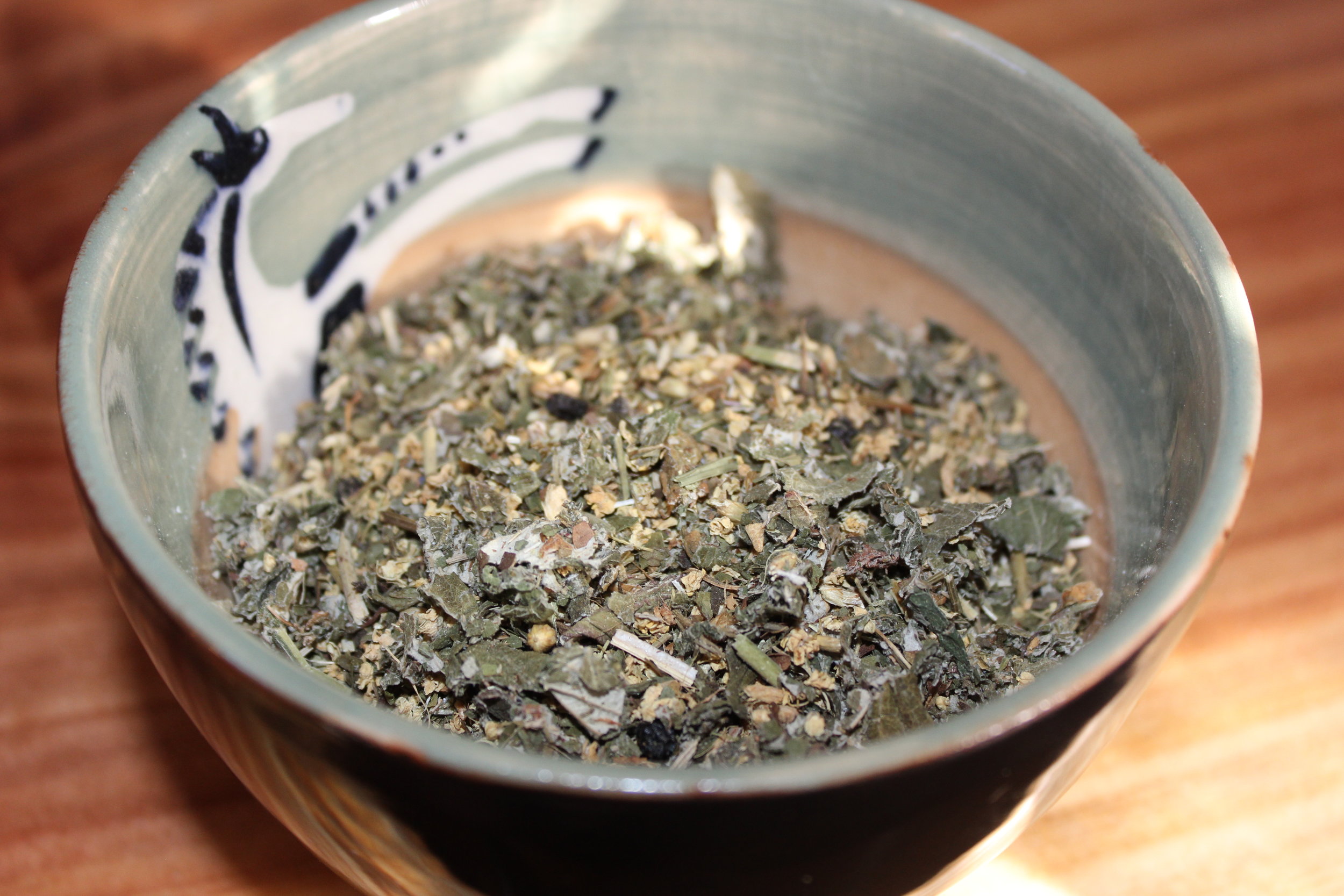 This is Tea for the Sniffles---A great blend to help reduce sinus inflammation and relieve stuffy nose.