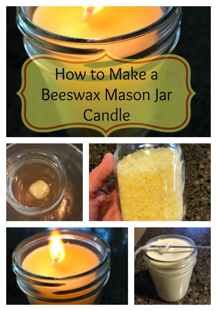 How to Make a Mason Jar Beeswax Candle — All Posts Healing Harvest
