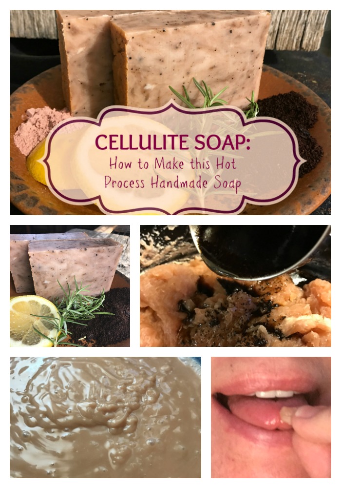 Almost every woman has cellulite---even very thin ones! But even though it's common and part of being a woman, nobody really likes dealing with it, right? This soap contains ingredients that reduce the appearance of cellulite, exfoliate, and smells WONDERFUL! Find out how to create your own hot process soap for reducing cellulite!