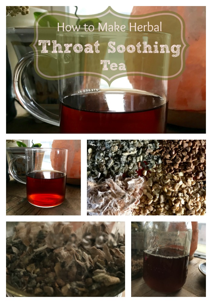 The herbs in this soothing and delicious tea recipe will do wonders for your sore throat! If you have any kind of inflammation in your throat, esophagus, or mouth, this demulcent tea will take care of it! Learn how to make this easy and delicious tea for the next time you have a sore throat!