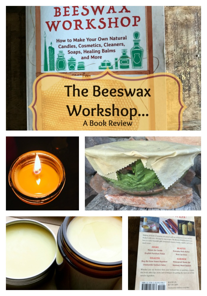 Have you ever wondered what on earth there is to do with beeswax besides making salves and candles? Well, wonder no more! The Beeswax Workshop is the most comprehensive resource I've ever seen on the myriad ways you can use beeswax in your home, garden, garage, for health, and beauty! It's truly an amazing resource, and if you are into self-sufficiency---you'll want to grab a copy of this book! 