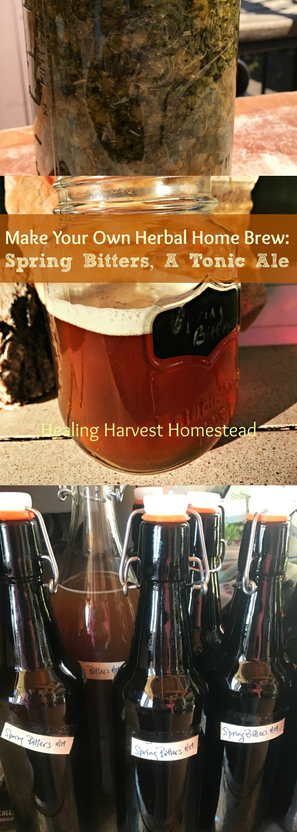 Herbal beer (ale) is a wonderfully creative process. If you love tasting brews, you should give making your own herbal ales a try! It's easy, very inexpensive, and you'll always have healthy herbal brew on hand!