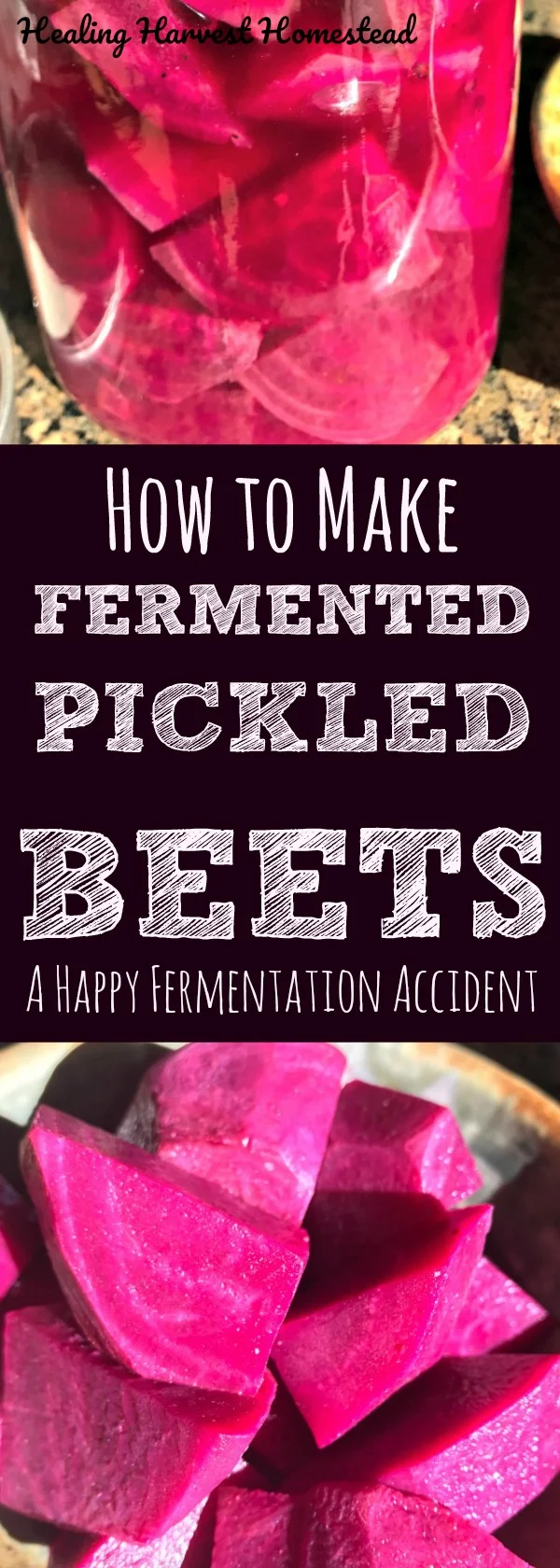 I never thought about fermenting beets for actual use---except to make beet kvass (a delicious probiotic traditional Russian drink), but I had a happy fermentation accident! Here's how to make soft, delicious fermented pickled beets! Find out how to ferment your beets!