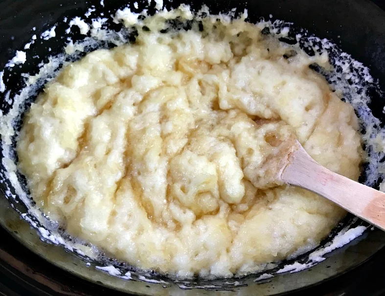 3) Your soap is almost there. In this picture, you can still see some opacity in the soap. There's gelling going on, but it's not all the way translucent and waxy yet.