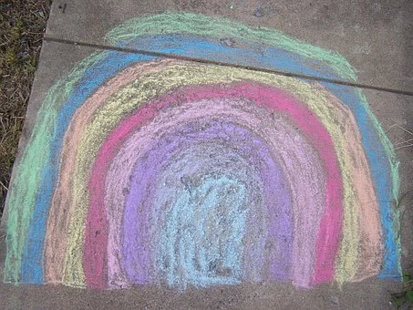 You can make your own sidewalk chalk from calcium powder----Isn't that too cool?