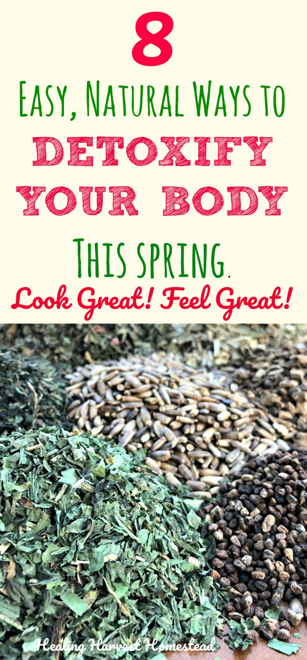 What is detoxification? What does it mean to “detox” your body? Answers to these questions plus eight easy and NATURAL ways you can start cleaning up your body and getting rid of toxins are right here! Get yourself fit, clean, and healthy this Spring! Just click through and find out how to detoxify your body naturally! #detoxify #howtodetox #detoxification #natural