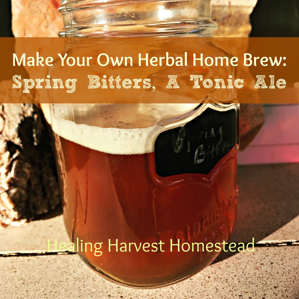 Making your own beer is fun, interesting, and empowering. It's also a lot healthier for you. Here is my Spring Bitters Ale .